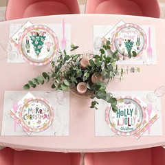 Holly Jolly Nutcracker Christmas Disposable Tableware (Plates, Napkins, Forks)