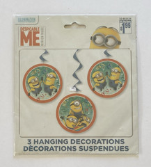 Despicable Me Minions 2 Sided Hanging Birthday Decorations