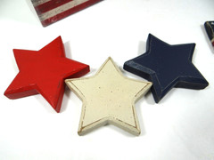 Mixed Lot of July 4th Table Decor Flags Stars Firecrackers Decorations