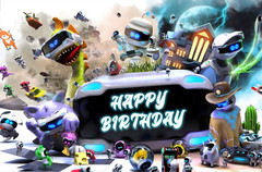 Cartoon KIds Backdrop Happy Birthday Party Photo Background Banner Decorations