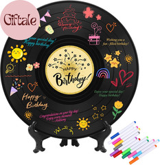 Sweet 16 Party Decorations Vinyl Record 11.8″X11.8″, 16Th Birthday Decorations,