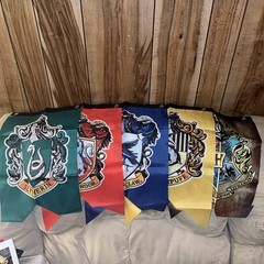 Harry Potter House Banner Flag Set of 5 – Gryffindor Slytherin Ravenclaw