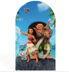 Moana Arch Backdrop Cover Birthday Party Photo Background Prop Decoration
