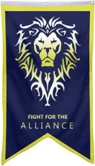 FIGHT FOR THE ALLIANCE BANNER FLAG MAN CAVE BED ROOM HOME OFFICE PARTY DECOR 30X