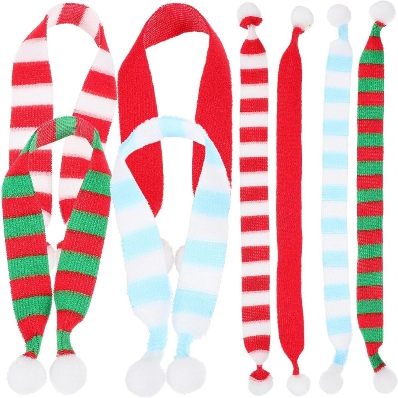 HighQuality Material Christmas Bottle Decorative Scarf Christmas Scarf for Home