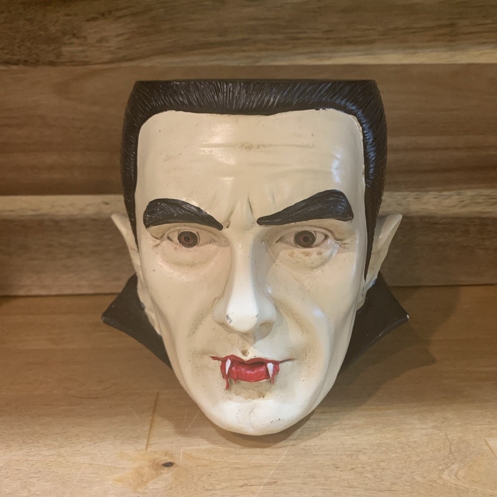 DRACULA ASHLAND HALLOWEEN TABLETOP PLANTER POT DECOR DECORATION NEW SPOOKY BOWL