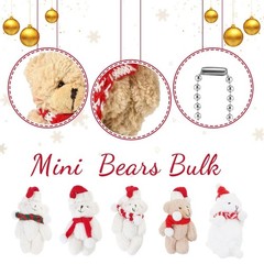 Beautiful Bear Pendant Bag Hanging Decorations for Festival Home and Parties