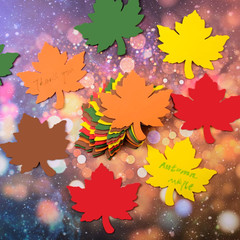 60 Pieces Maple Leaves Cutouts Paper Fall Leaves 4 Inch Leaf Cutouts Assorted Co