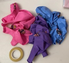 Lilli & Stitch Pink Birthday Party Decorations Banner Tablecloth Balloons Etc
