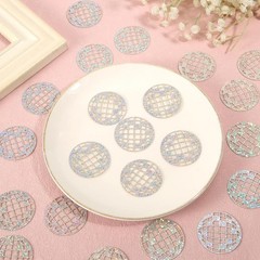 100pcs Glitter Disco Ball Table Confetti, Disco Theme Party Confetti for Bachelo