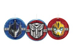 Transformers Honeycomb Hanging Decoration (3 Pieces) 5.5 IN. Backdrop Party Kid