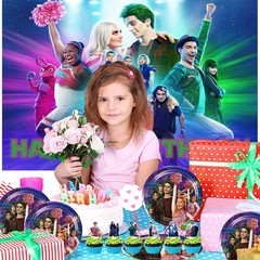 Zombies 3 Party Supplies Set Plates Balloons Banner Tablecloth Cake Toppers