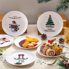 LOYIM 10 Pcs Christmas Reusable approx. 8 inches/ 20 cm in diameter, Stylish