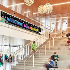 Welcome Back to School Banner 120×20 Inch, Yard Signs & Decorations