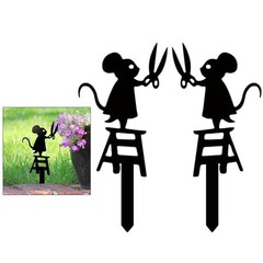 Garden Plant Decoration Clever Silhouette Design Lightweight And Sturdy