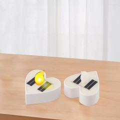 Set of 6 Simulation Candles with Solar Power for Inviting Outdoor Spaces