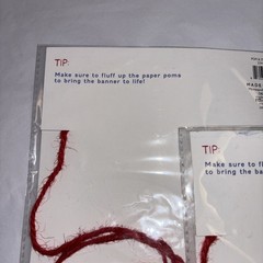 Centennial July 4th Decorations, Set Of 2 Crepe Tissue Paper Pom Pom & Stars NEW