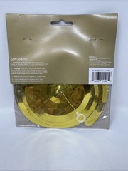 Amscan Gold Swirl Decorations-12 Pcs