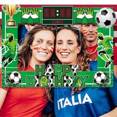 Soccer Party Photo Booth Props Frame Funny Football Themed Birthday Party Sel…