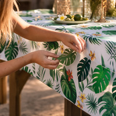 Tropical Party Decorations Set Monstera Leaf Banner Garland Summer Backdrop DIY