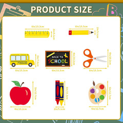 46 PCS Back to School Decorations Hanging Swirls – First Day of School Hanging D