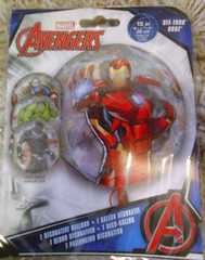 1 NEW GIANT 15″ see thru MARVEL AVENGERS birthday party balloon
