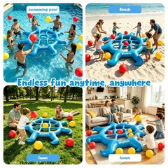 Pool Toys Game Set – Giant Inflatable Tic Tac Toe Pool Games for Adults ，Fun …