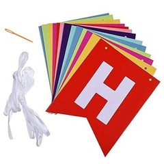 Colorful Happy Birthday Banner Bunting