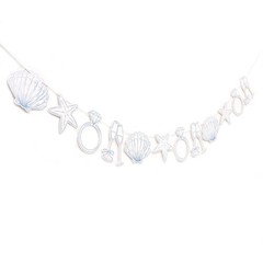 Last Toast On The Coast Banner – Coastal Bachelorette Decor,Seashell Garland …
