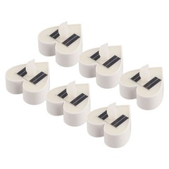 Set of 6 Simulation Candles with Solar Power for Inviting Outdoor Spaces