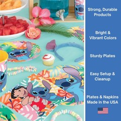 Lilo and Stitch Birthday Party Decorations for 16 – Pack with Multicolor