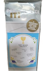 First Communion Confirmation Baptism Sign-in Scroll Religious Party Decoration
