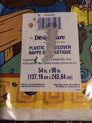 Franklin the Turtle Party Supplies: Table Cover-Birthday Party 1980s 1990s NOS