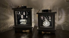 2 Piece set Ramadan Lanterns Arabic