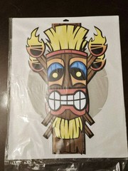 It’s Tiki Time 3-Panel Unfolder Wall Decoration by Hallmark, 3¼ Ft Tall Unfolded