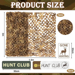 9 Pcs Hunting Camo Birthday Party Decorations Set Hunting Deer Party 4.92 X 6.56