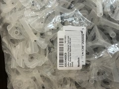 23” Plastic White Balloon Sticks with Clear Twist Cups reusable set