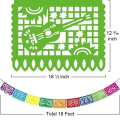 5PCS Mexican Party Banners, Cinco De Mayo Decoration Fiesta Party Decoration,…
