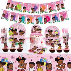 Hot TV Gracie Corner Theme Birthday Party Cake Topper Decoration Paper Tableware
