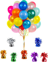 Metallic Balloon Weights, Birthday Party Favors, Novelty and Gag Gifts, 5.5″ Inc