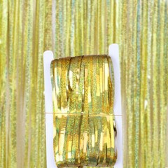 2x 3Meters Laser Fringe Curtain Glitter Birthday Party Wedding Background Crafts