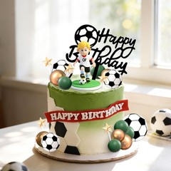 Soccer Cake Topper Sport Soccer Party Decorations Sport Player Cake Decoratio…