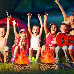 3 Pcs Inflatable Fake Campfire Camping Bonfire Props Party for Indoor Camping