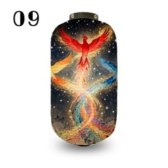 Oriental Chinese Style Cloth Lantern Phoenix Printed Decor Izakaya Restaurant