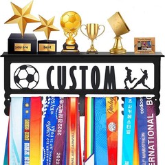 Stainless Steel Medal Display Rack Wall Mount Holder Fits Up to 60 Medals
