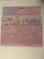 Unicorn Birthday Party 9 Piece Kit (Deco/Tableware) See description for contents