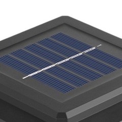 Solar Powered LED Fence Lighting for Rod Mat Fences IP65 Waterproof Housing
