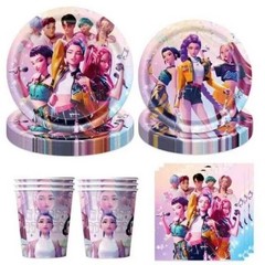 KPOP Demon Hunters Birthday Party Set