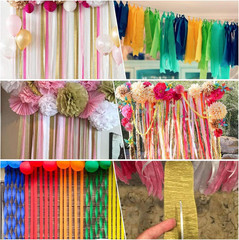 10 Rolls Crepe Paper Craft Streamers Hanging Rainbow Crepe Paper Streamers 10 Co
