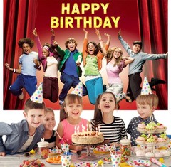 High School Musical Party Supplies Backdrop Banner Birthday Gift Theme Party